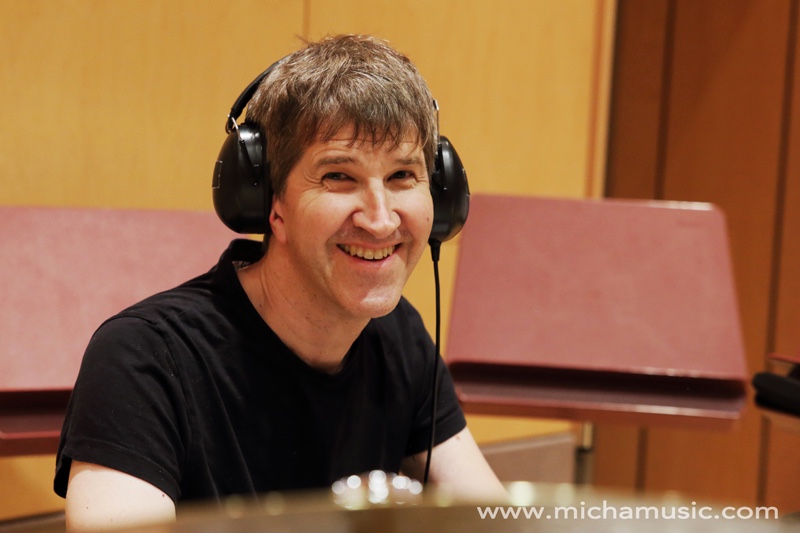 Chad Wackerman recording with Micha Schellhaas 2015