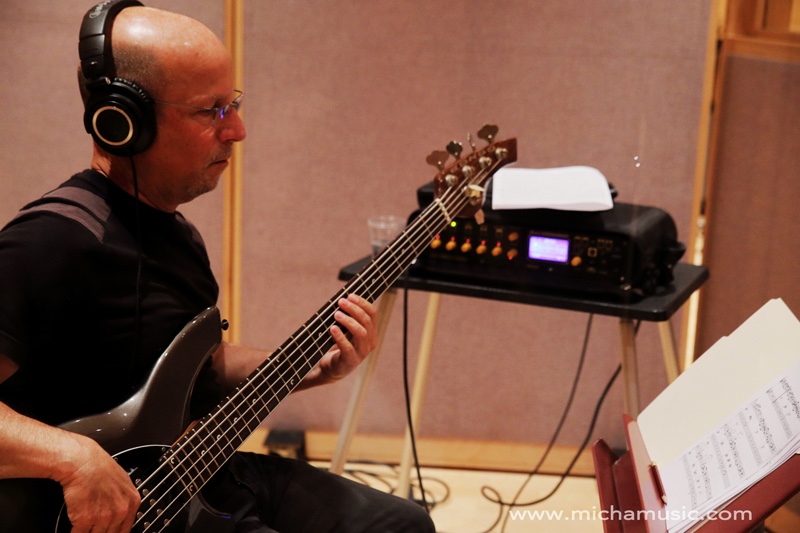 Dave Marotta recording with Micha Schellhaas on Double Take album 2015