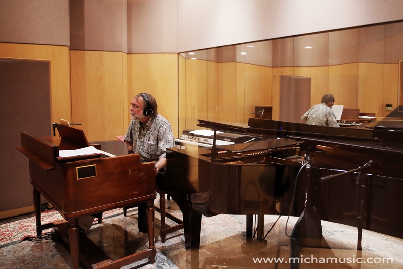 Jim Cox recording Micha Schellhaas Double Take album 2015